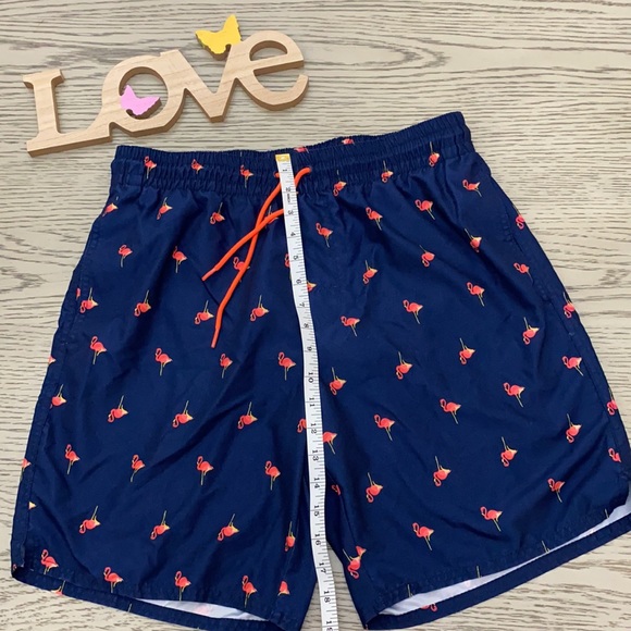 Lot of 2 tropical old navy men’s swim trunks - Picture 3 of 5